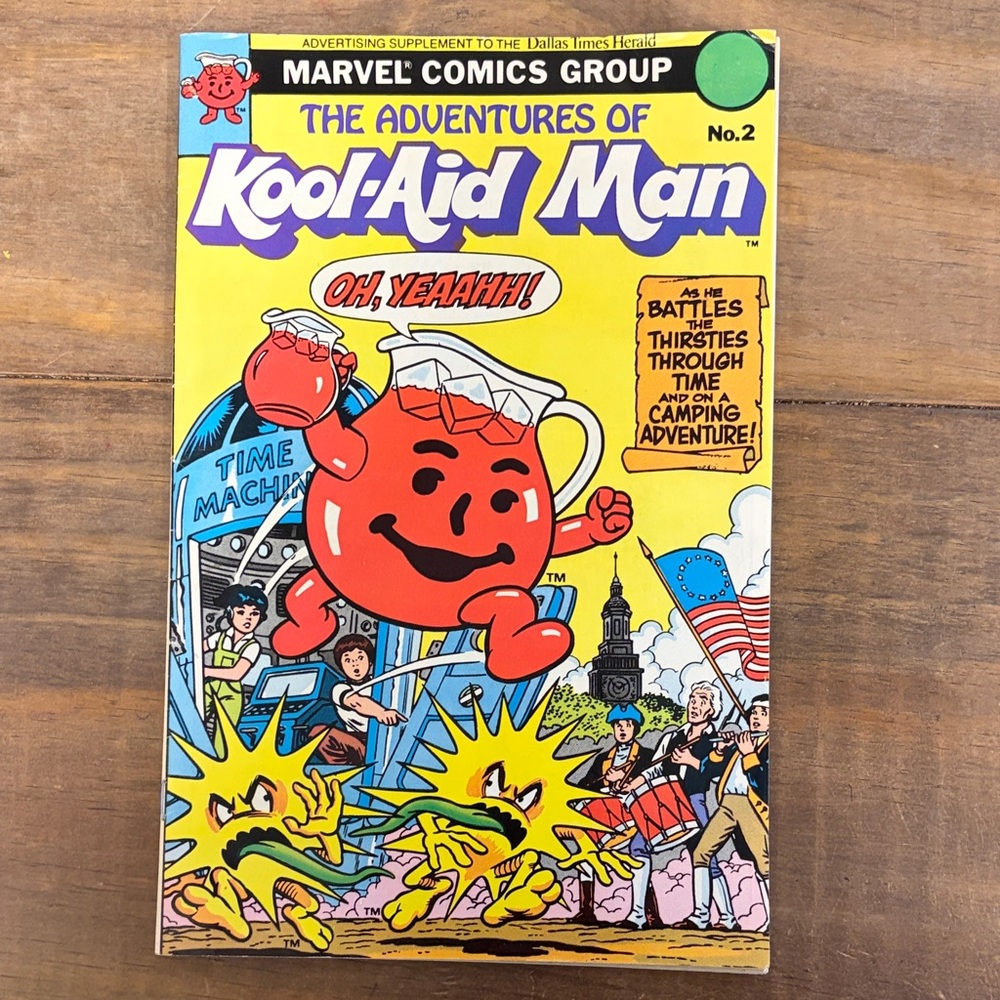 Vintage Marvel Kool-Aid Man Adventure Comic Book